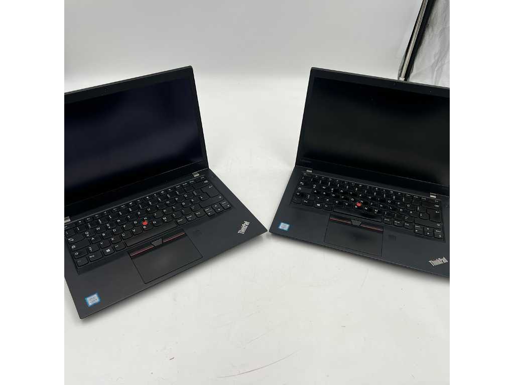 2x Lenovo ThinkPad T470s (Intel i5, 8 GB RAM, 256 GB SSD, QWERTZ) z systemem Windows 10 Pro
