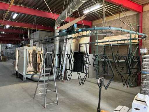 Emotech - Otto Müller Powder coating oven and production line