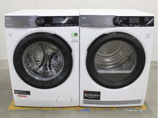 Machine à laver PowerCare série 8000 et sèche-linge AbsoluteCare série AEG 8000