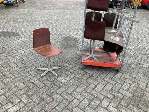 Antiquitätenschulstuhl (10x)