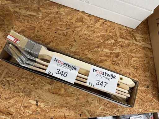 12 x Kühlerbürsten