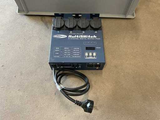 Showtec MultiSwitch 4-channel switch pack (4x)