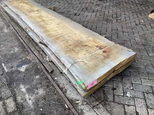 Oak European - KD Oven-dried 3630x860x180 mm - Bowl part (2x)