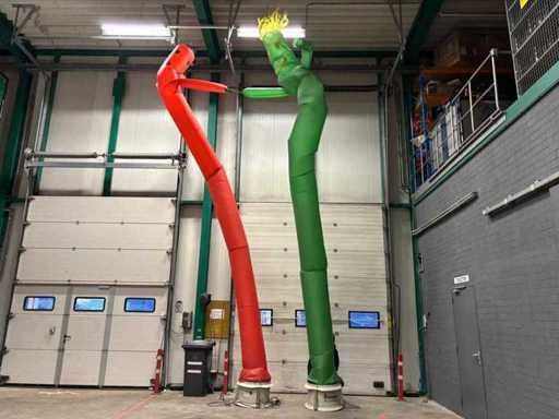 Skytube vert / rouge