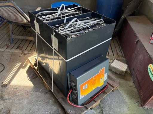 EPS 24Volt PZS 620Ah Battery with Battery Charger