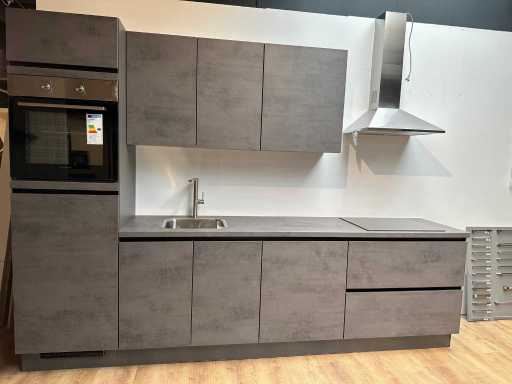 Nobilia Riva decor beton schiefergrijs recht keuken