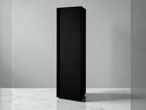 Armoire à colonnes noire mate