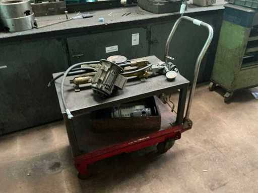 Hydraulische verrijdbare heftafel