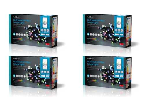 Nedis SmartLife Christmas lights - Cord - Wi-Fi - RGB - 42 LEDs - 5.00 m - Android / IOS