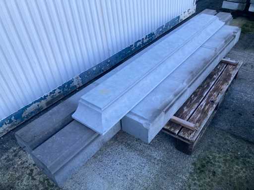 Portic solid în piatră albastră belgiană