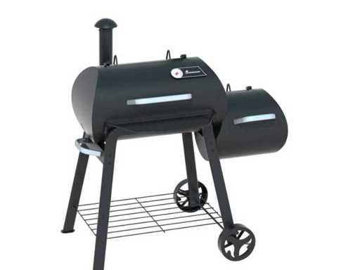 Landmann – Holzkohle-Raucher Vinson 200 – Holzkohle-BBQ