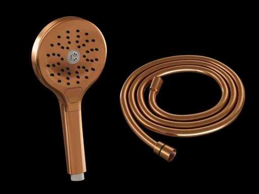 Brauer Copper Edition Handdouche 3 standen met doucheslang 150cm