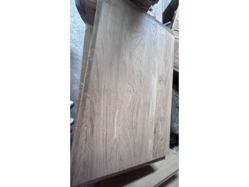 3x Massief eiken traptreden/legborden 20mm