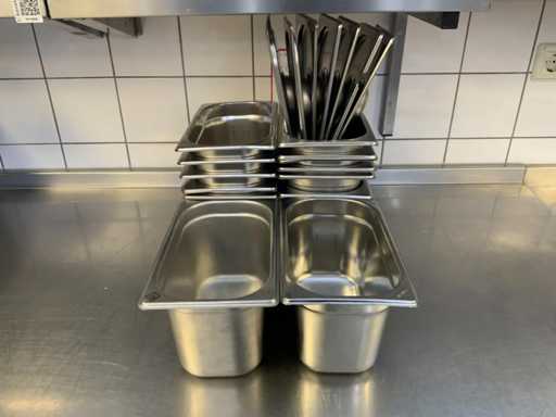 GN 1/4 - Lot de conteneurs gastronormes