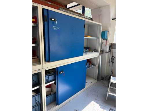   Workshop cabinet with contents