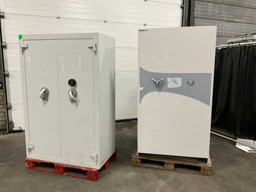 2x Armoire à dossiers ignifuge