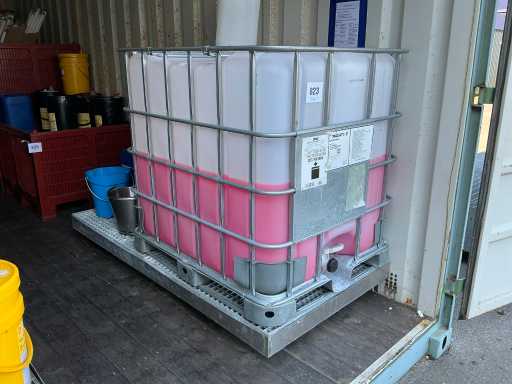 Collecteur d’huile et fût IBC