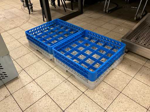 Dishwasher compartment baskets (2x)