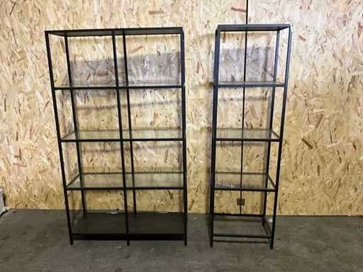 Szafka wystawowa 100x36x175cm / 51x36x175cm (2x)