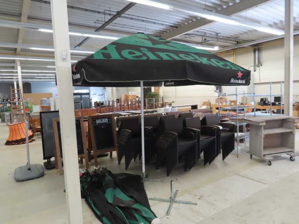 Perfecta - Umbrela de soare "Heineken" (4x)