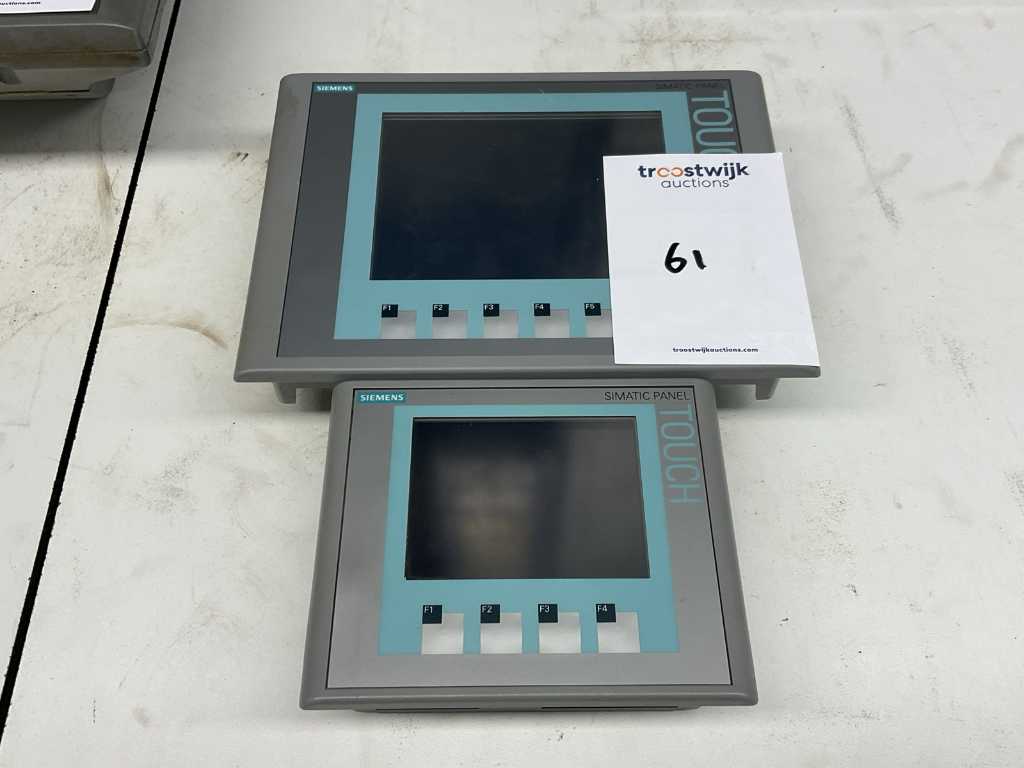 Siemens KTP600/400 Basic Mono PN Touch panel various (2x)