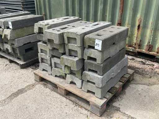Construction fence foot (20x)