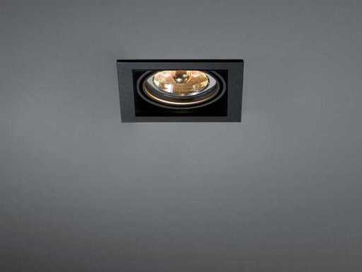 14 x Ledsc4 AR111 projecteurs encastrés noir simple