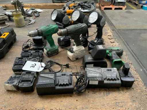 Hitachi Accu gereedschap (7x)