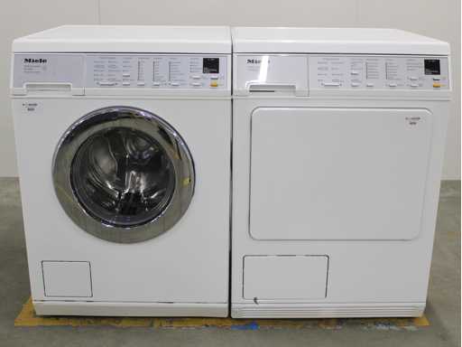 Miele W 5445 SoftCare System Waschmaschine & Miele T 8463 C SoftCare System Wäschetrockner