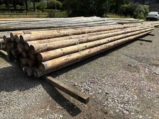 Round posts 7000xØ130-80mm (28x)