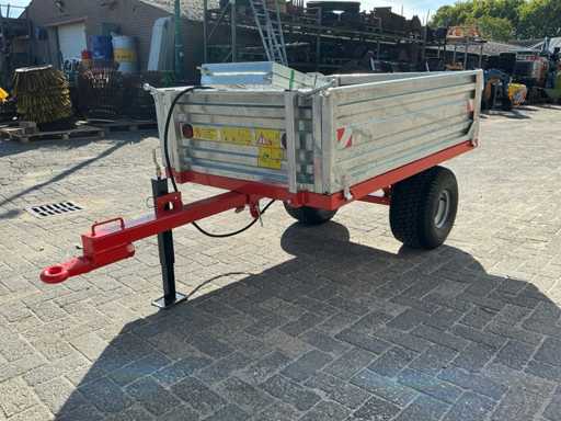 Enkelassige Dumper aanhanger