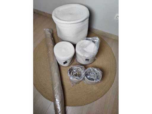 Rugs - Baskets (7x) (natural materials and shades - Jute)