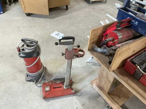 Hilti Drill stand, pressure vessel and diamond drill bits