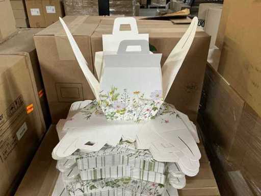 Lotto di scatole pasquali doppio conico (950x)