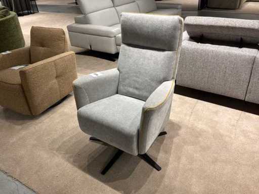Lisette Toronto silver Relax armchair