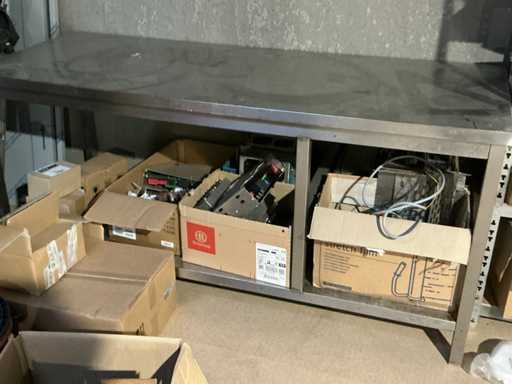 Stainless steel work table