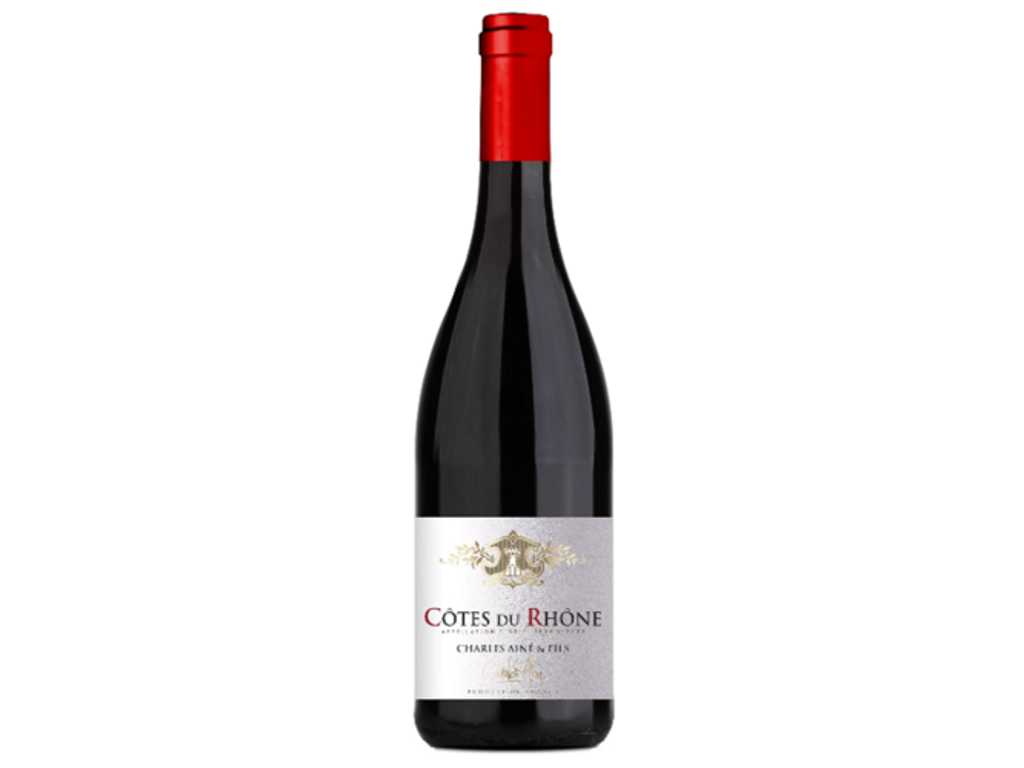 2021 - Côtes du Rhônes Charle Ainé AOP Côtes du Rhône - Rode wijn (90x)