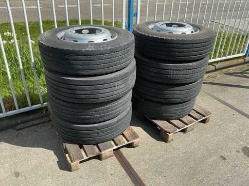 Trailervelg met band (8x)