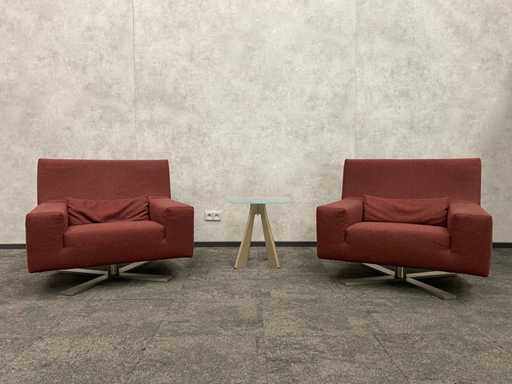 italiaanse design lounge set - mauve