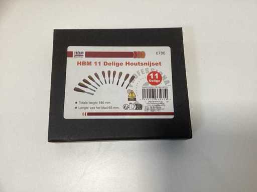 HBM Holzschnitzset 6786 – 11-teilig