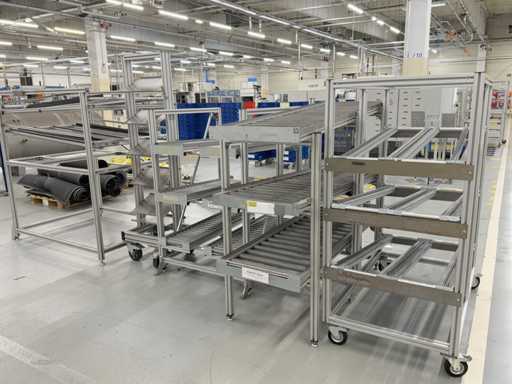   Beaucoup de racks à flux