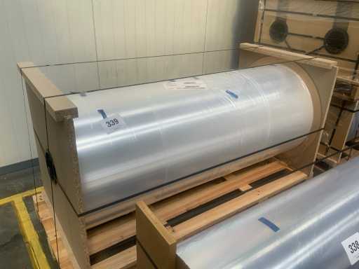 Film transparent en rouleau de palette de 30 microns