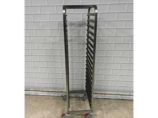 Stalowy wózek półkowy