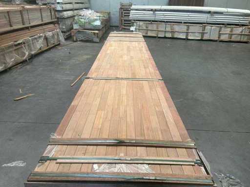 Bankirai Bottom Rails Laminated Finger Welding 5900x68x44mm (61x)