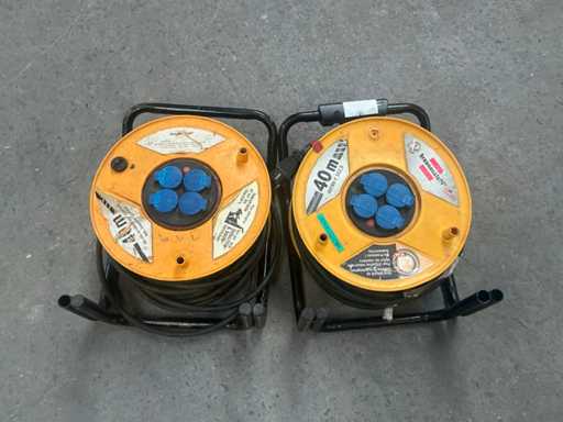 Brennenstuhl 3G2,5 Verlengkabelhaspels (2x)