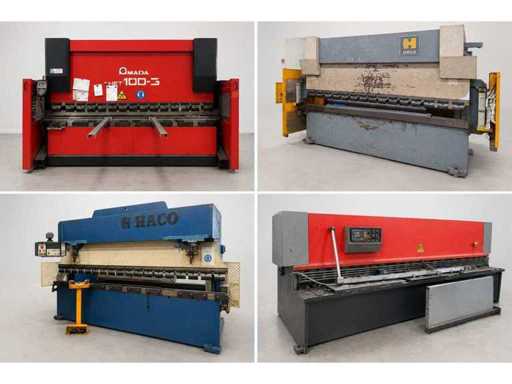 AMADA and HACO press brakes and cutting equipment for industrial sheet metal work