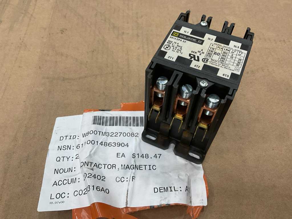 Contactor magnetic (2x)