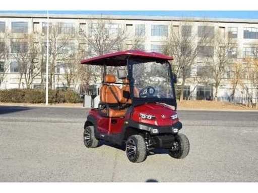 Golf Buggy : Metallic donkerrood