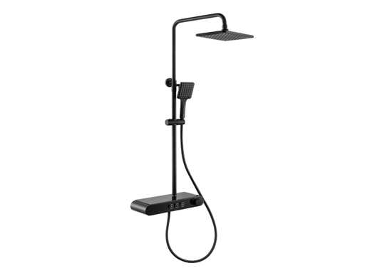 Mawialux thermostatic surface-mounted rain shower set - Digital display