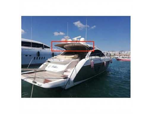 Sessa Marine C48 aft sun cover canvas beige - 048089G